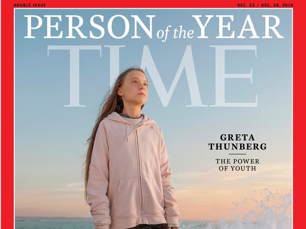 Image result for greta on time magazine cover